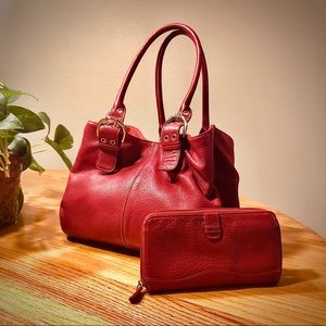 BOTH! Tignanello Genuine Leather Purse and Wallet